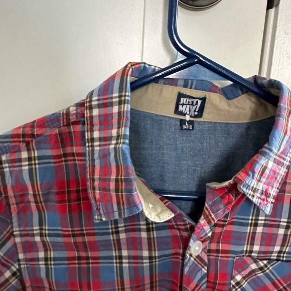 Button down cotton shirt youth (14-16) - Picture 2 of 3